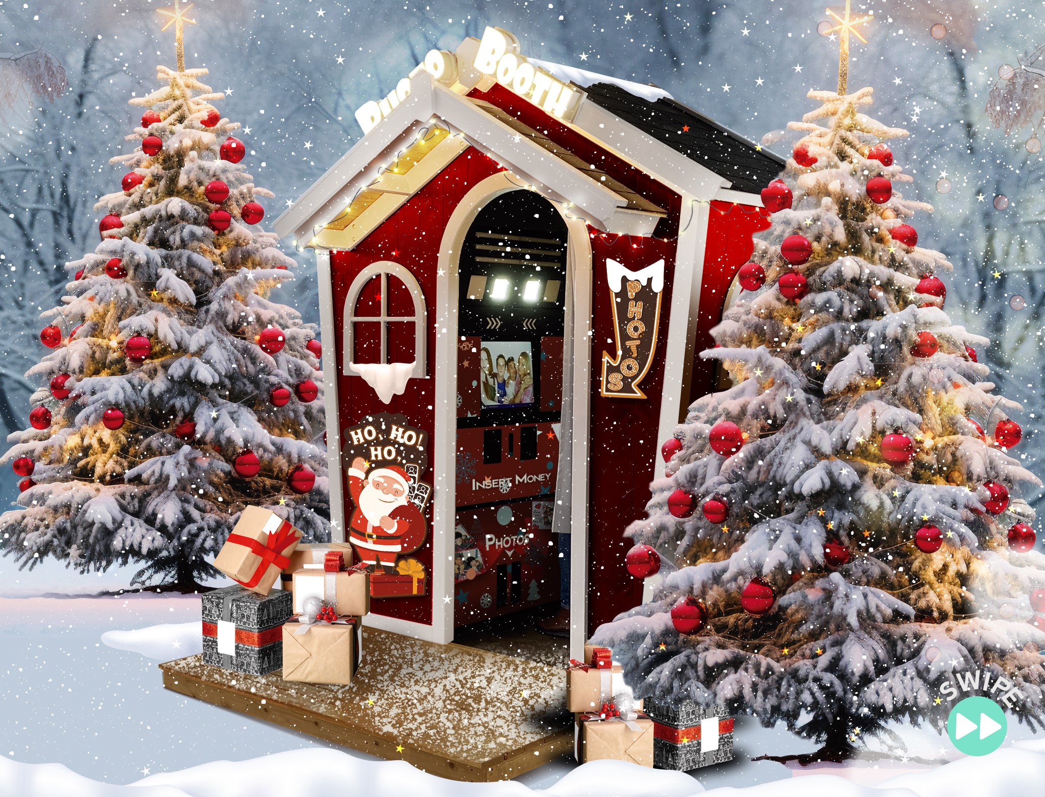 christmas photo booth